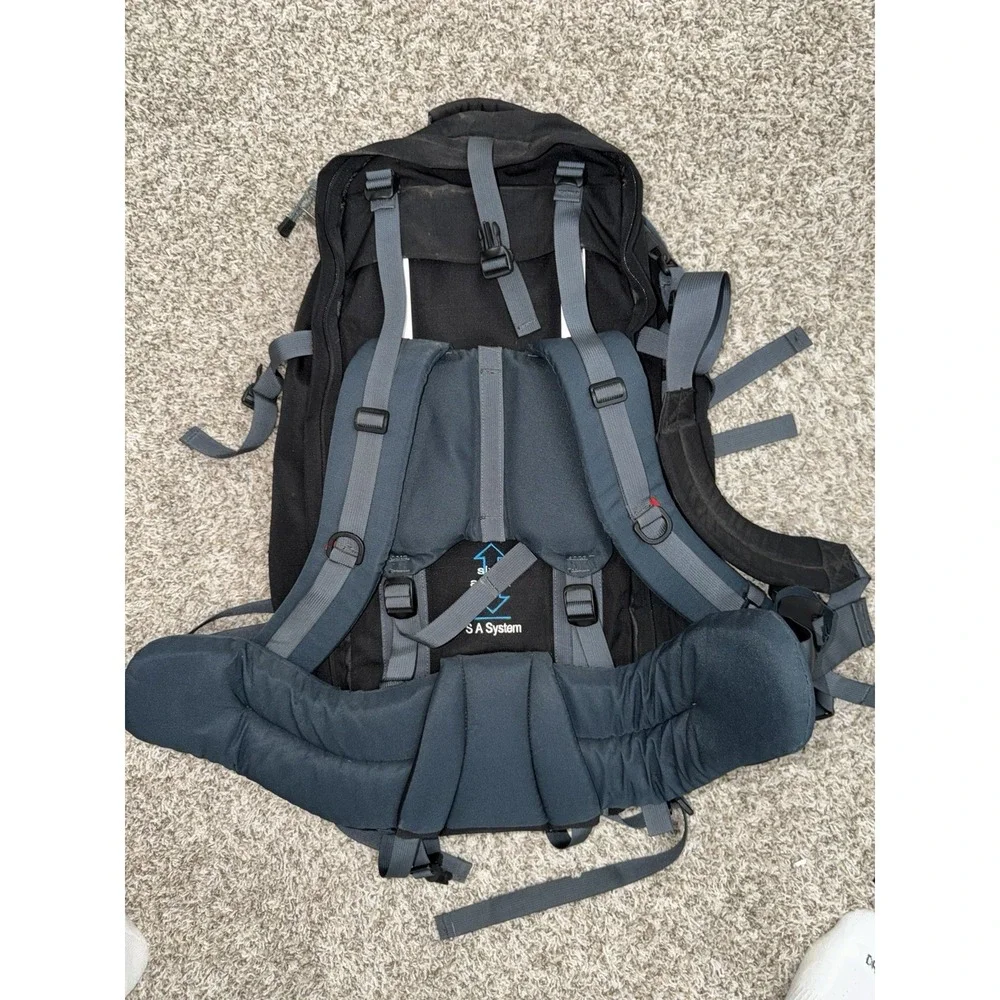 Karrimor Continental 75 L Hiking Backpack Black Blue GREAT CONDITION RARE‎